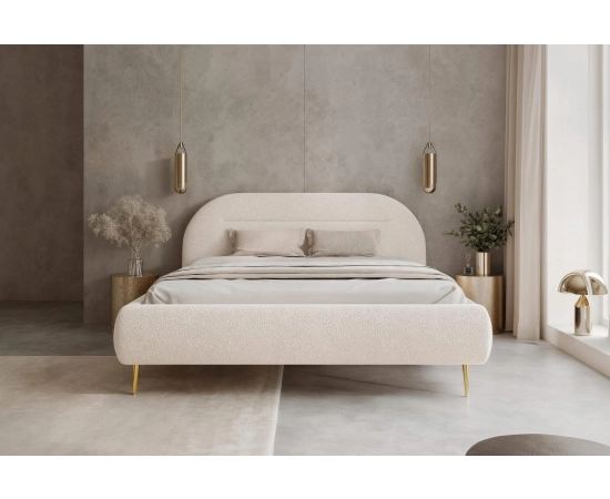 Łóżko 180x200 cm dwuosobowe z pojemnikiem Apolline II