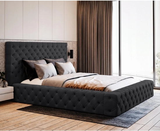 Łóżko do sypialni premium chesterfield 180x200 Rossano
