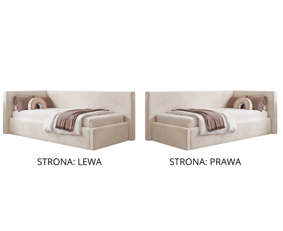 Łóżeczko do pokoju dziecka 90x200 z pojemnikiem Fibi Kids