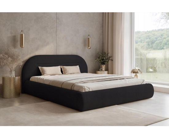 Stylowe łóżko z pojemnikiem 180x200 Apolline