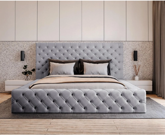 Łóżko do sypialni premium chesterfield 180x200 Rossano