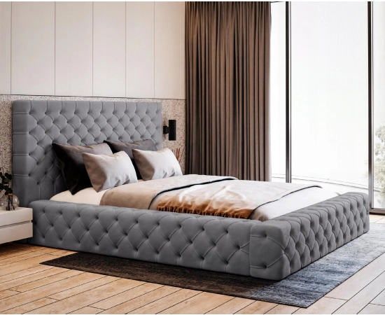 Łóżko do sypialni premium chesterfield 180x200 Rossano