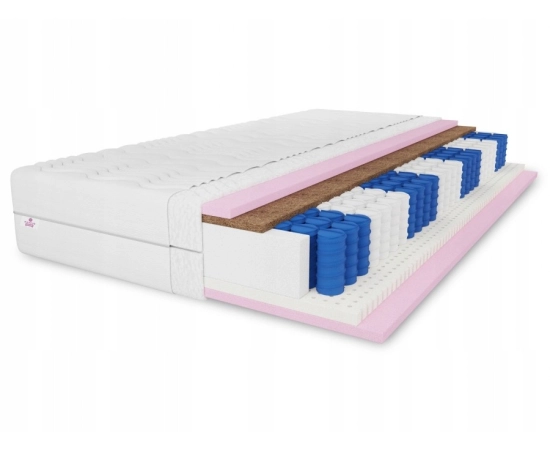 Materac kieszeniowy pocket 180x200 twardość H3/H4 , dwustronny Relaxo 25 cm
