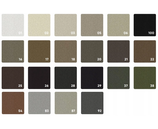 Narożnik z otomaną tkanina boucle, okrągłe kształty Ornello L