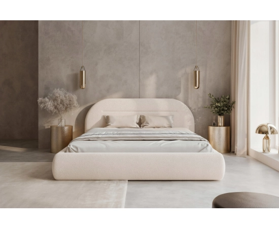 Stylowe łóżko z pojemnikiem 180x200 Apolline