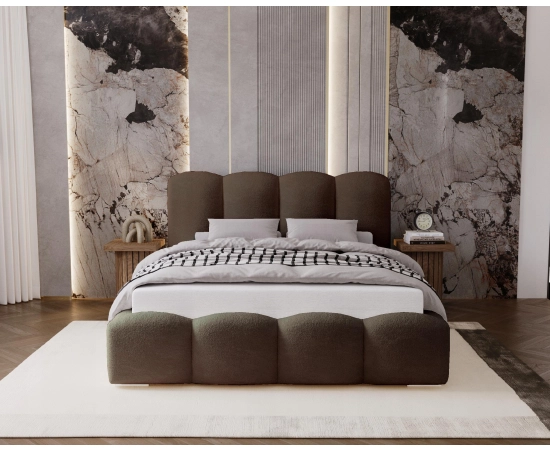 Młodzieżowe łóżko chmurka z pojemnikiem i stelażem 120x200 Fluffy