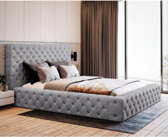 Łóżko do sypialni premium chesterfield 180x200 Rossano