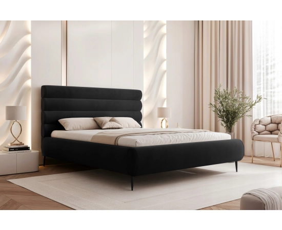 Stylowe łóżko sypialniane dwuosobowe 160x200 łóżko pojemnik Marbella II