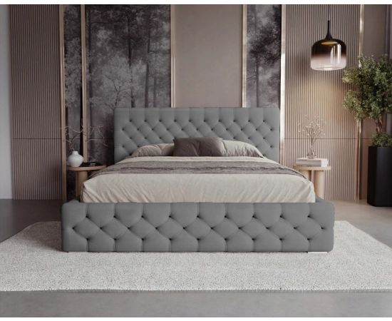 Pojedyncze łóżko młodzieżowe luksusowe pikowania 120x200 Chester