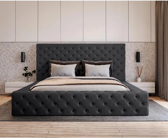 Łóżko do sypialni premium chesterfield 180x200 Rossano