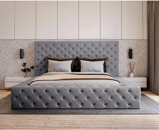 Łóżko do sypialni premium chesterfield 180x200 Rossano