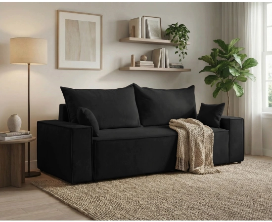 Kanapa do salonu z funkcją spania sofa rozkładana Luno