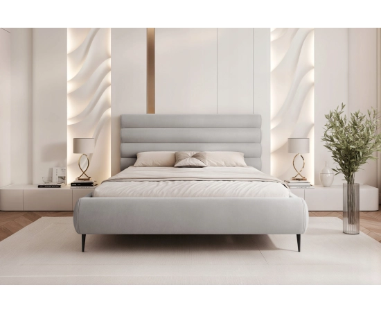 Stylowe łóżko małżeńskie do sypialni 200x200 łóżko pojemnik Marbella II