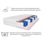 Materac kieszeniowy pocket 140x200 twardość H3/H4 , dwustronny Relaxo 25 cm