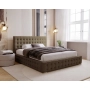 Pikowane łóżko do sypialni z pojemnikiem i stelażem 140x200 Palmo