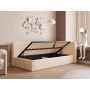 Łóżko do pokoju dziecka pojedyncze z pojemnikiem boucle 120x200 Fibi Kids