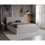 Łóżko tapicerowane całe pikowane 160x200 z pojemnikiem Chester