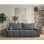 Nowoczesna sofa do salony obłe przeszycia na siedzisku Mavi
