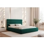Modne łóżko tapicerowane podwójne 160x200 łóżko z pojemnikiem Marbella