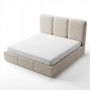 Sypialniane łóżko bocule tapicerowane bestseller 180x200 Elora boucle