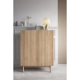 Komoda wysoka na nóżkach 97 WOOD dąb riviera