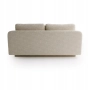 Sofa dwuosobowa okrągłe poduszki Toby tkanina boucle