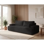 Sofa rozkładana do salonu tkanina boucle z funkcją spania Arvo