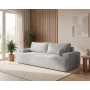 Sofa rozkładana do salonu tkanina boucle z funkcją spania Arvo