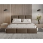 Łóżko tapicerowane slim z pojemnikiem Elora 140x200