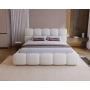 Łóżko boucle design nowoczesny pojemnik i stelaż 160x200 Boston