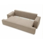 Sofa rozkładana do salonu tkanina boucle z funkcją spania Arvo