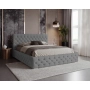 Pojedyncze łóżko młodzieżowe luksusowe pikowania 120x200 Chester