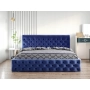 Łóżko tapicerowane pikowane chesterfield 200x200 Venom