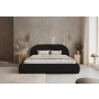 Łóżko ze schowkiem 140x200 półokrągłe wezgłowie Apolline