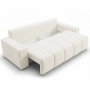 Nowoczesna sofa do salony obłe przeszycia na siedzisku Mavi