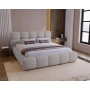 Łóżko boucle design nowoczesny pojemnik i stelaż 160x200 Boston