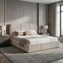 Sypialniane łóżko bocule tapicerowane bestseller 180x200 Elora boucle