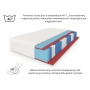 Materac 180x200 kieszeniowy sprężynu pocket średnio twardy H3 Lamba 20 cm