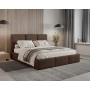 Sypialniane łóżko bestseller 160x200 z pojemnikiem Elora boucle