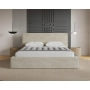 Podwójne łóżko tapicerowane szenilowe ze stelażem 160x200 Bambi