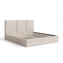 Łóżko slim tapicerowane z pojemnikiem Mira 120x200