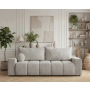 Nowoczesna sofa do salony obłe przeszycia na siedzisku Mavi